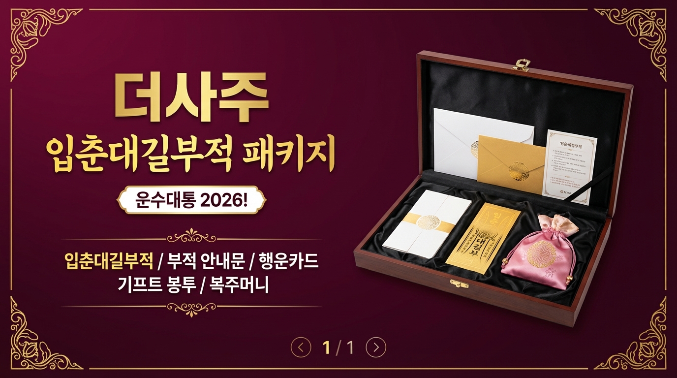 [한정] 더사주 - 입춘대길부 패키지